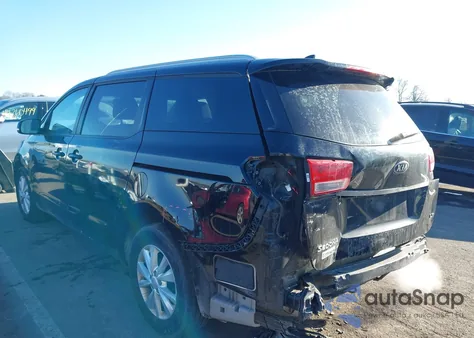 2017 Kia Sedona Lx из США, поврежденный, VIN KNDMB5C12H6309538